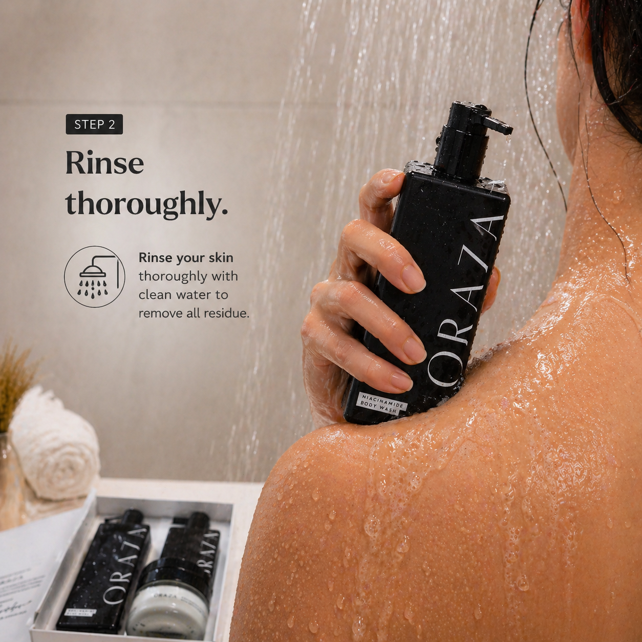 Rinse thoroughly