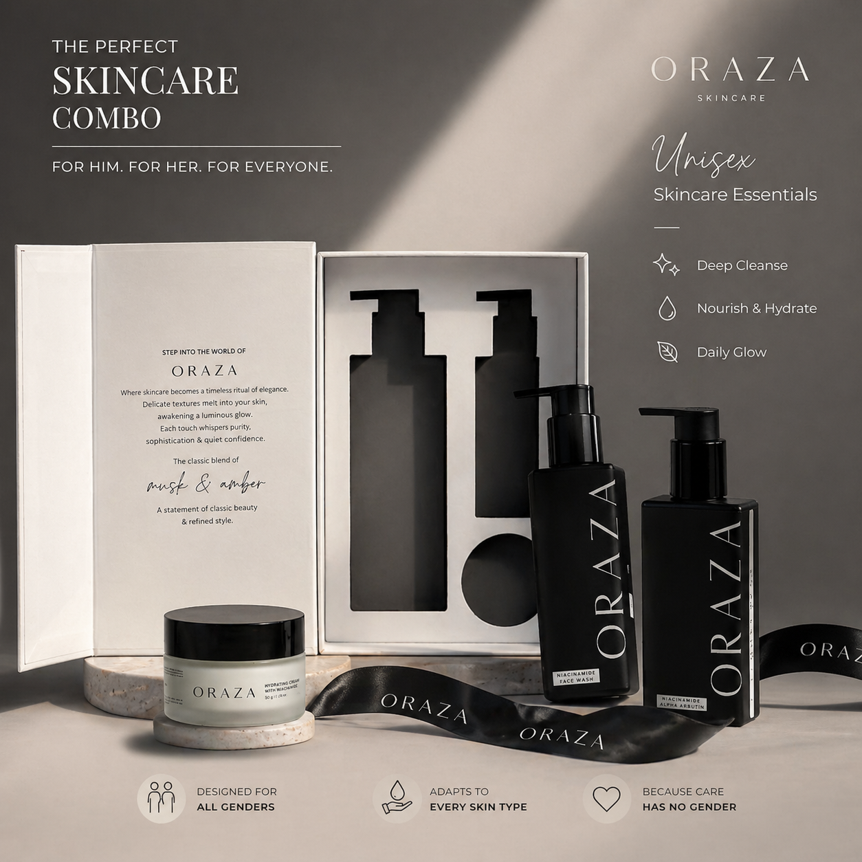 ORAZA Luxury Bath & Body Care Gift Set