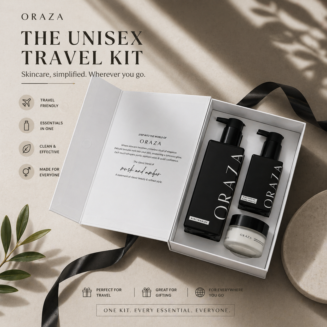 ORAZA Luxury Bath & Body Care Gift Set