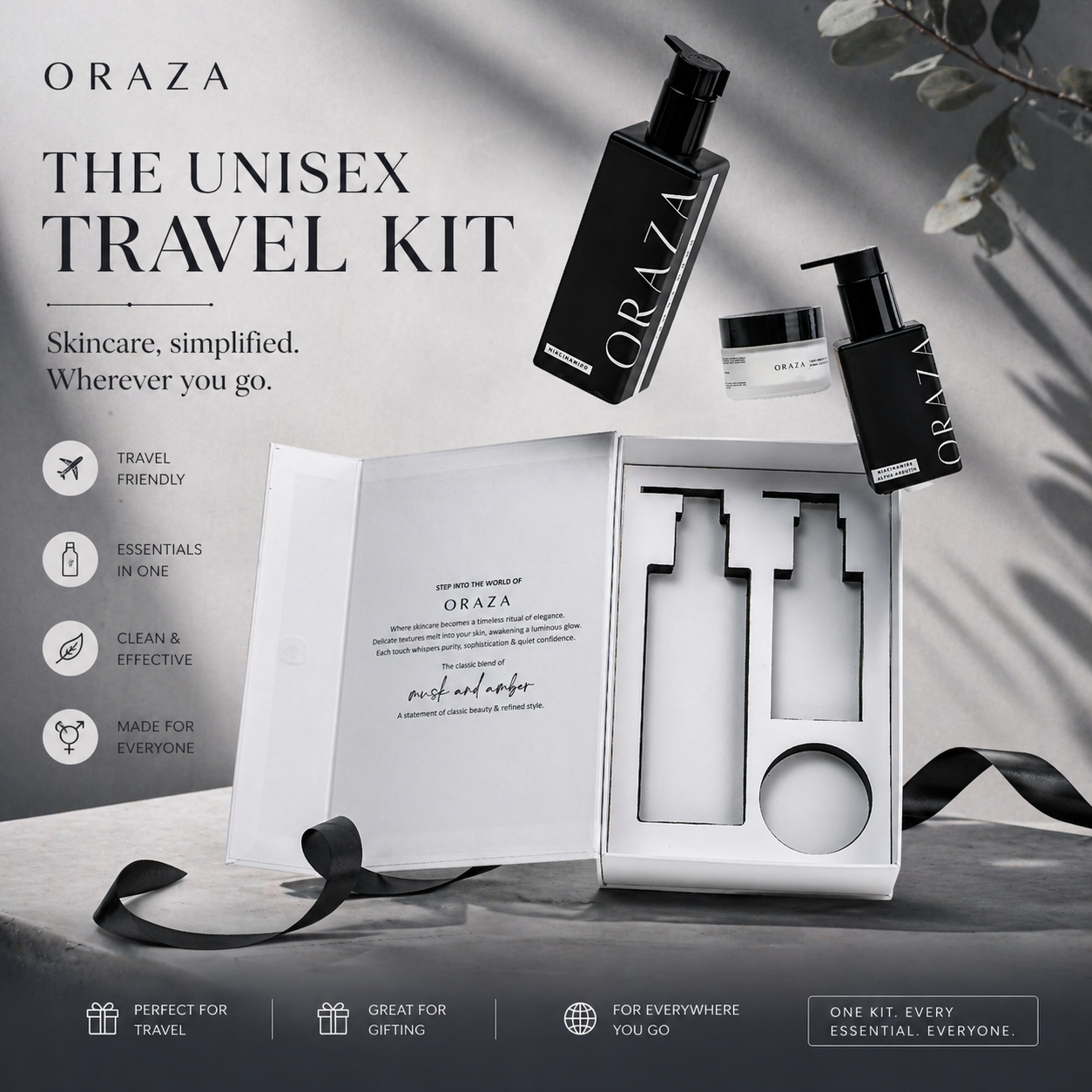 ORAZA Luxury Bath & Body Care Gift Set